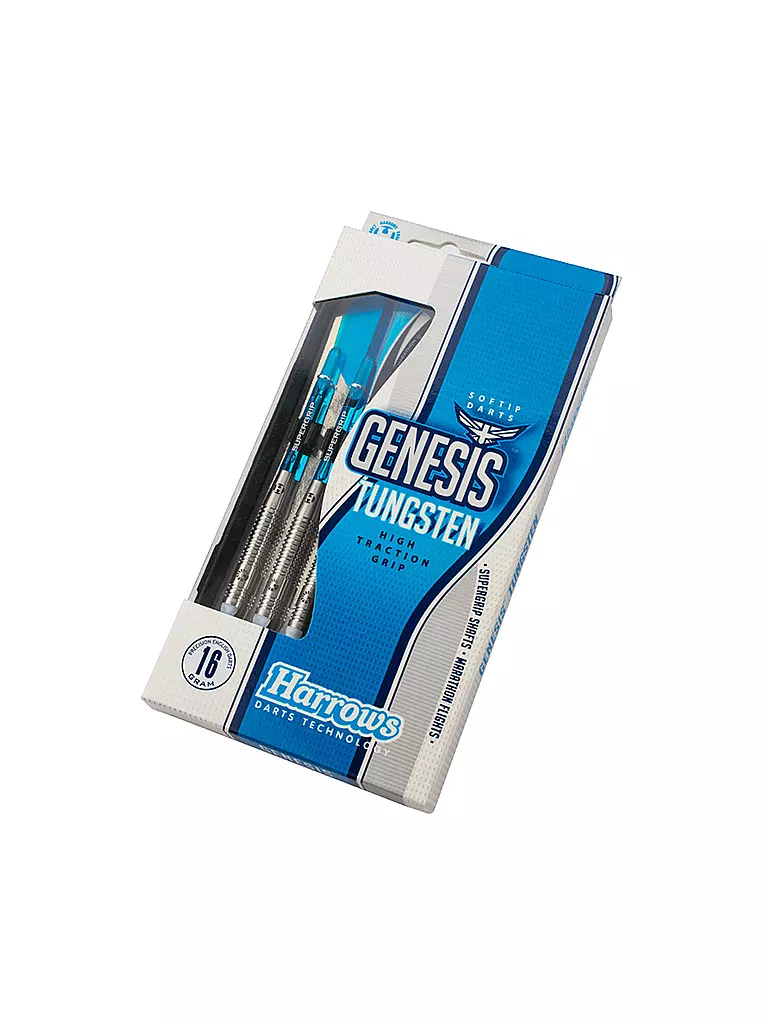 HARROWS | Dartpfeil Softip Genesis Tungsten | Azul