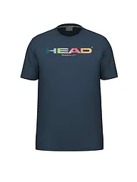HEAD | Camiseta de tenis para hombre Rainbow | Azul oscuro