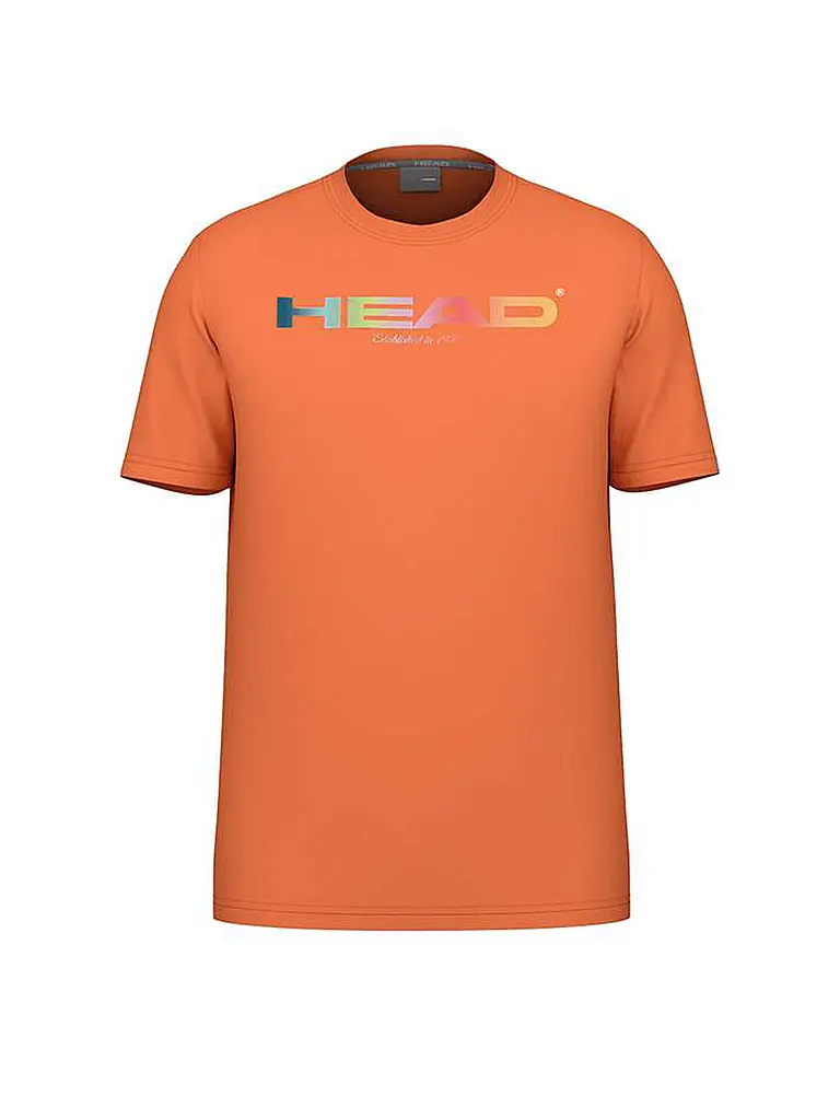 HEAD | Camiseta de tenis para hombre Rainbow | Naranja
