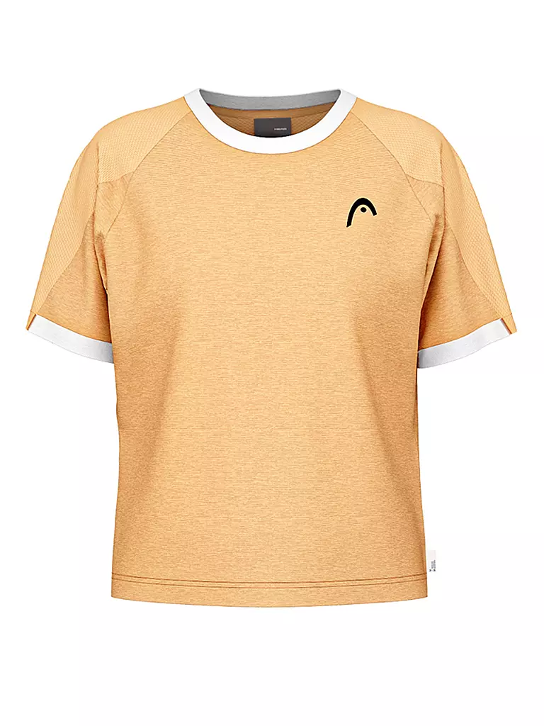 HEAD | Camiseta de tenis para mujer Play Tech | Naranja