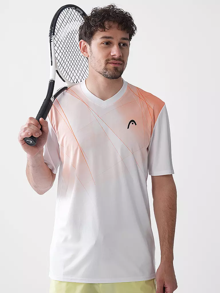 HEAD | Camiseta de tenis Topspin para hombre | Blanco