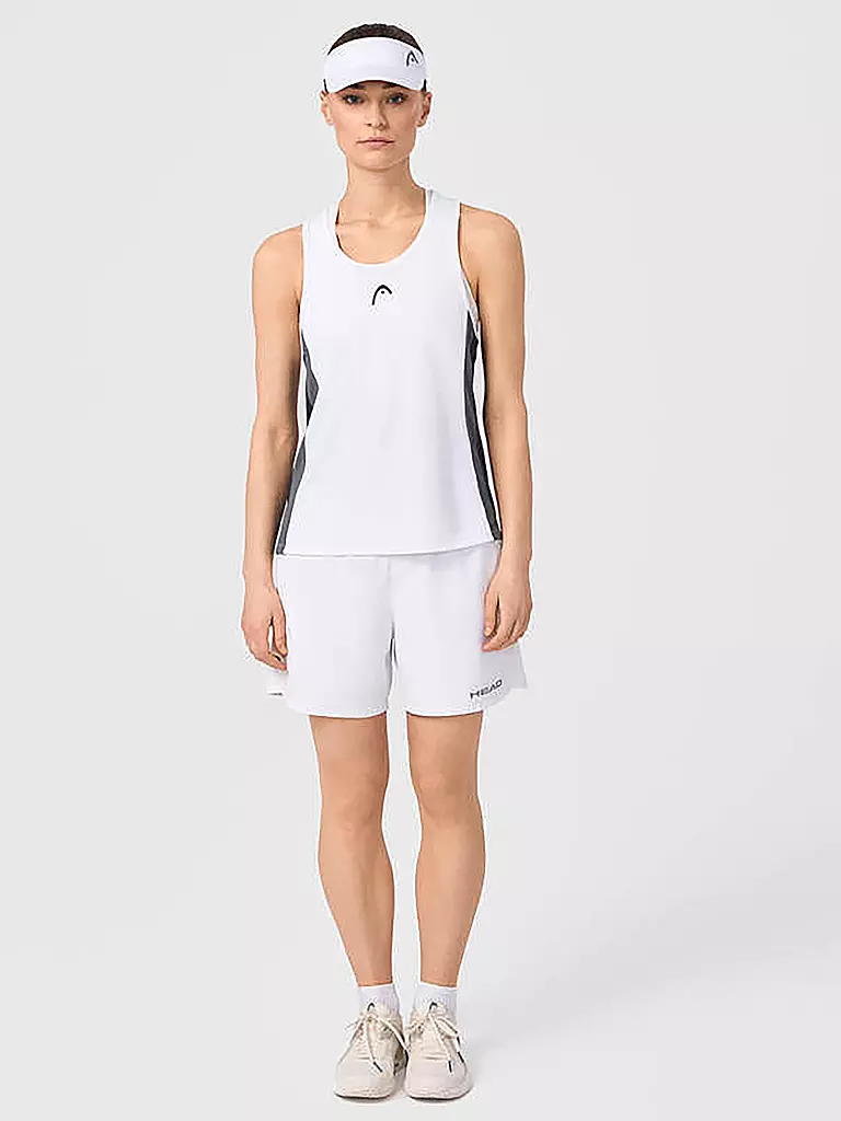 HEAD | Camiseta de tirantes de tenis Club para mujer | Blanco