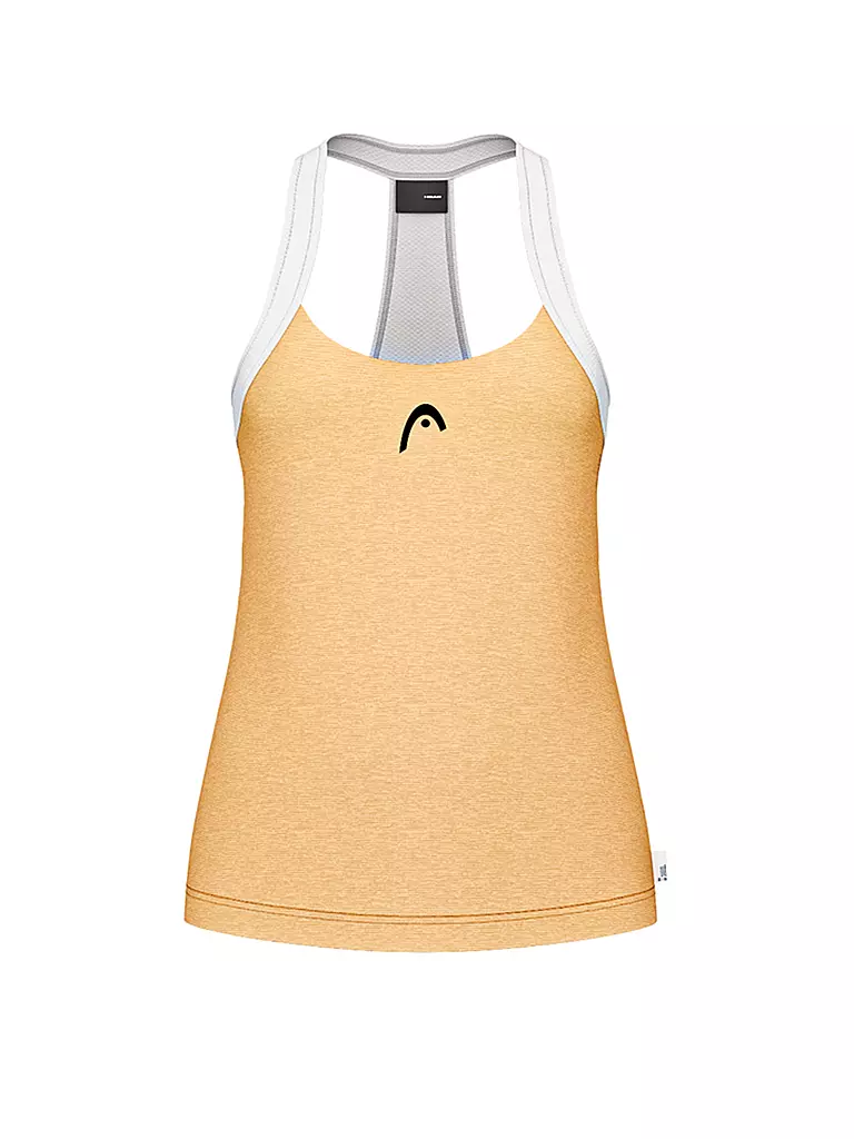 HEAD | Camiseta de tirantes de tenis para mujer Play Tech | Naranja