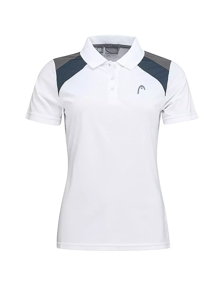 HEAD | Damen Tennispolo Club 22 Tech | Blanco