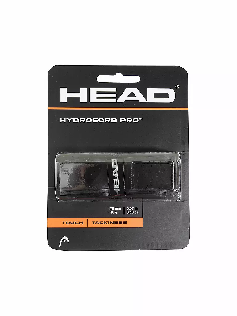 HEAD | Grip base de tenis Hydrosorb Pro | Negro