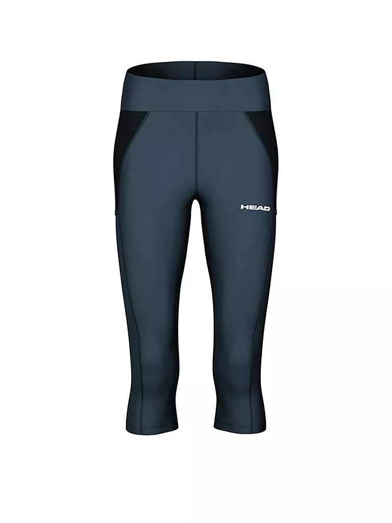 HEAD | Mallas de tenis técnicas 3/4 para mujer | Azul oscuro
