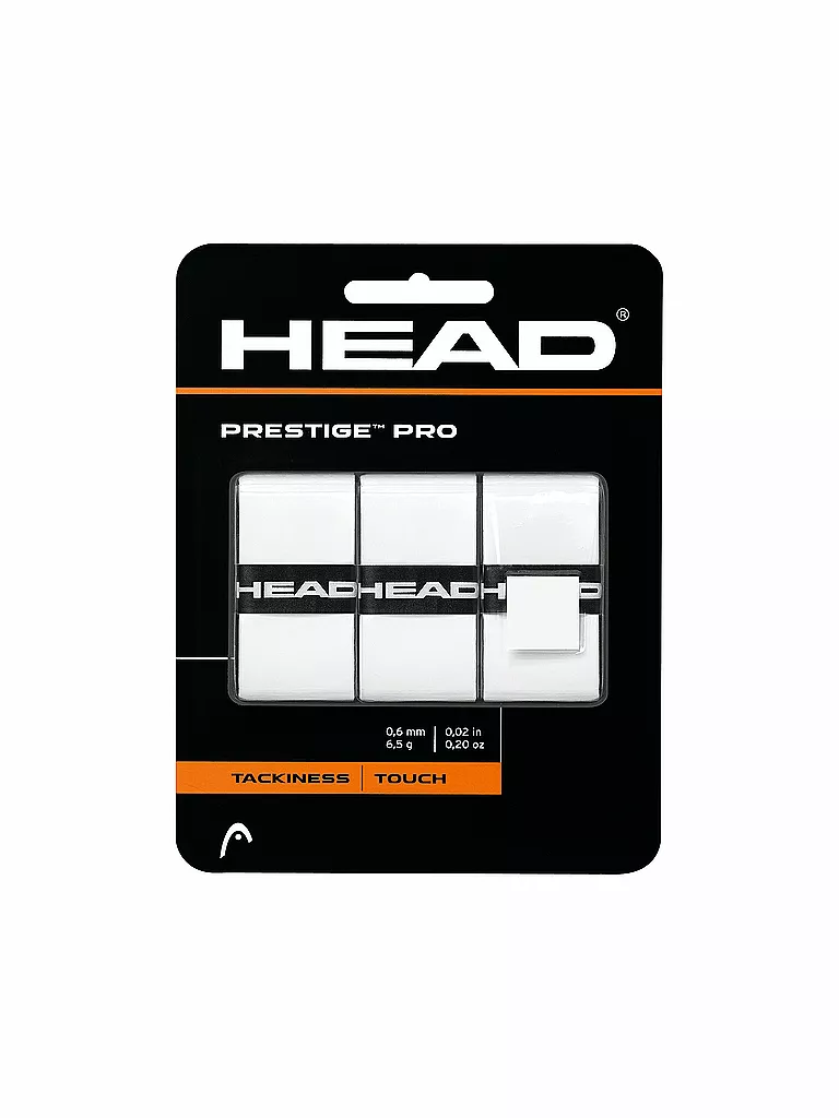 HEAD | Overgrips de tenis Prestige Pro | Blanco