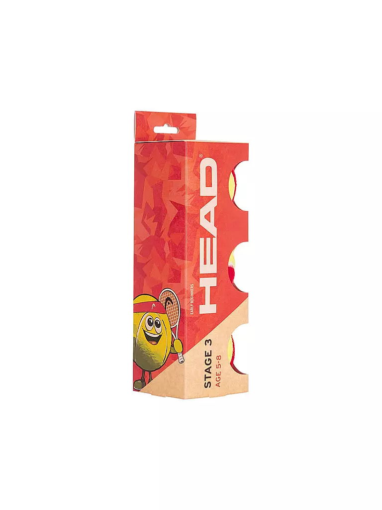 HEAD | Pelotas de tenis para niños 3B Stage 3 | 