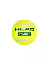 HEAD | Pelotas de tenis Stage 1 | Amarillo