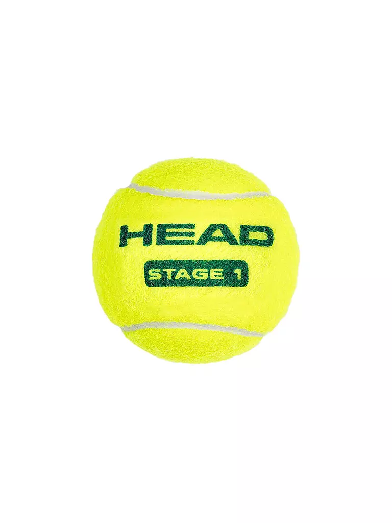 HEAD | Pelotas de tenis Stage 1 | Amarillo