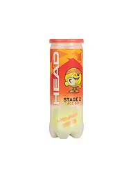 HEAD | Pelotas de tenis Stage 2, paquete de 3 | Amarillo