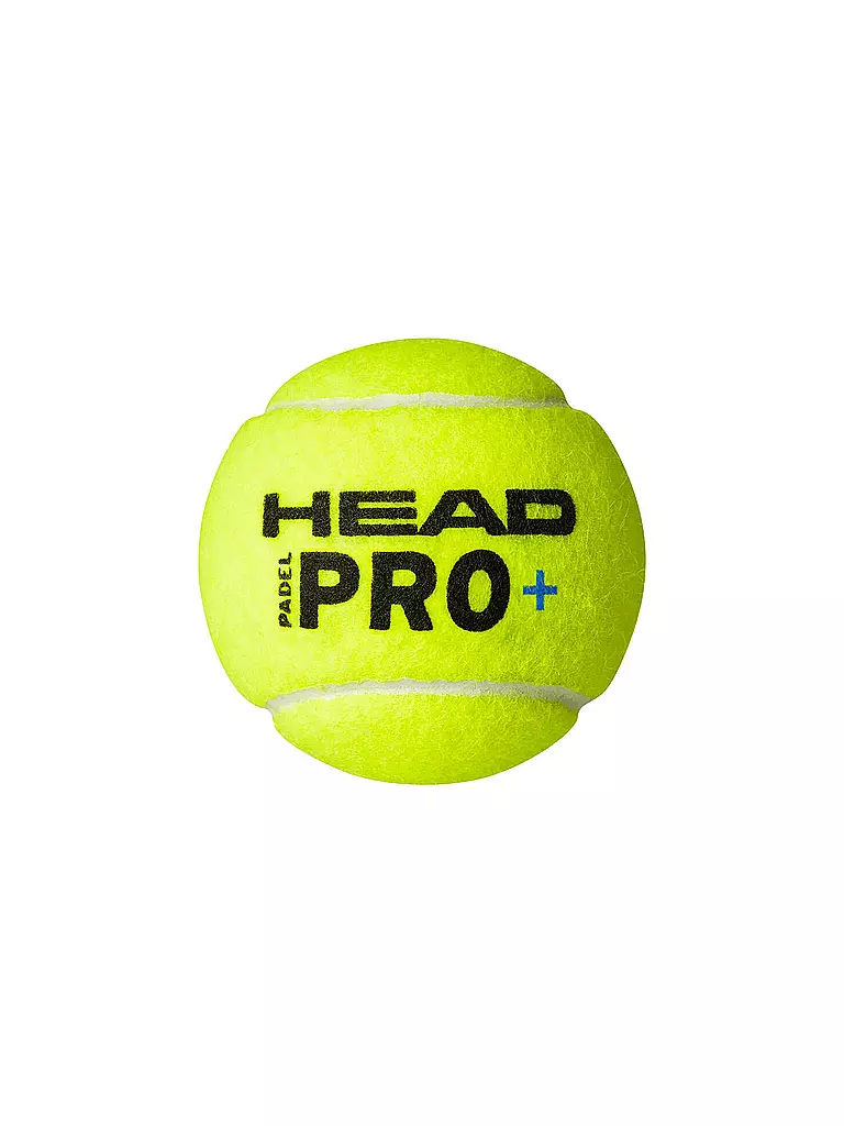 HEAD | PRO+ 3 Pelotas de pádel | Amarillo