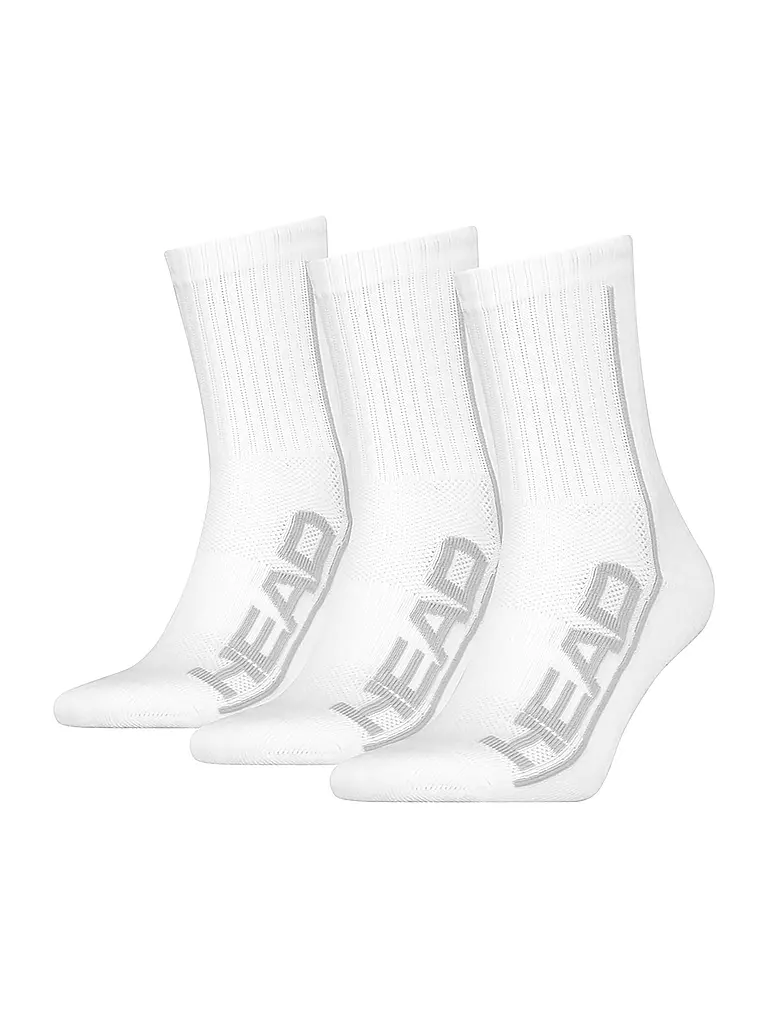 HEAD | Tennissocken Performance Short Crew 3er Pack | Blanco