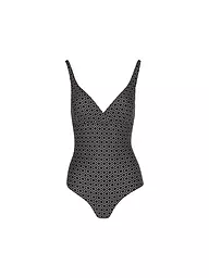 HOT STUFF | Bañador de mujer con cuello en V | Negro