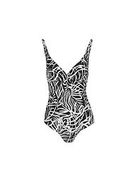 HOT STUFF | Bañador de mujer con cuello en V | Negro