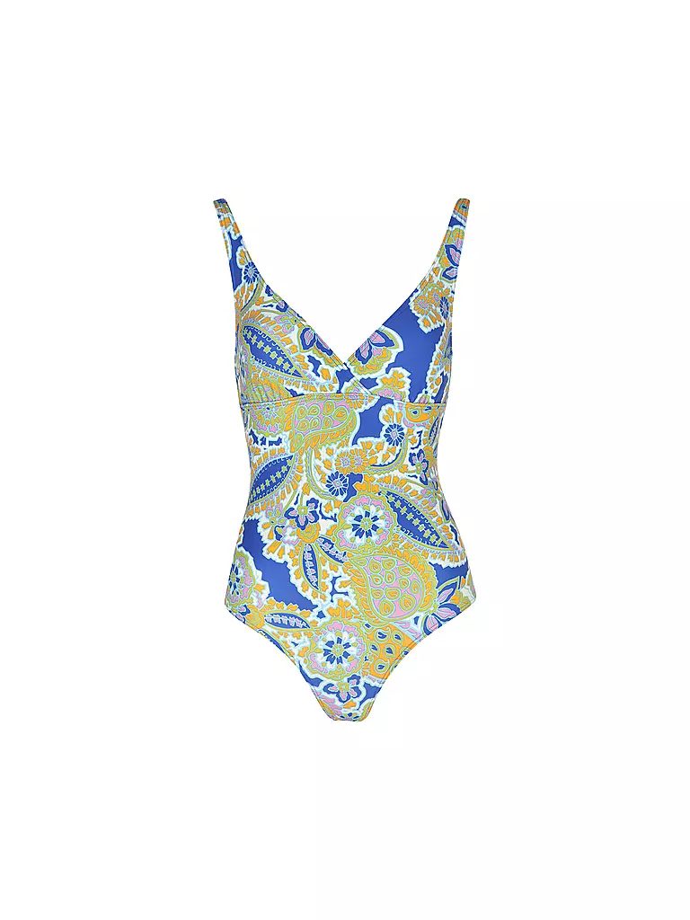 HOT STUFF |  Damen Badeanzug V-Neck | Azul