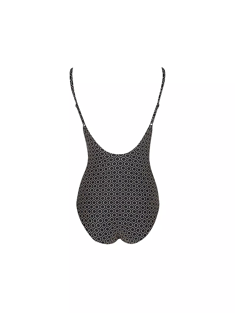HOT STUFF |  Damen Badeanzug V-Neck | Negro