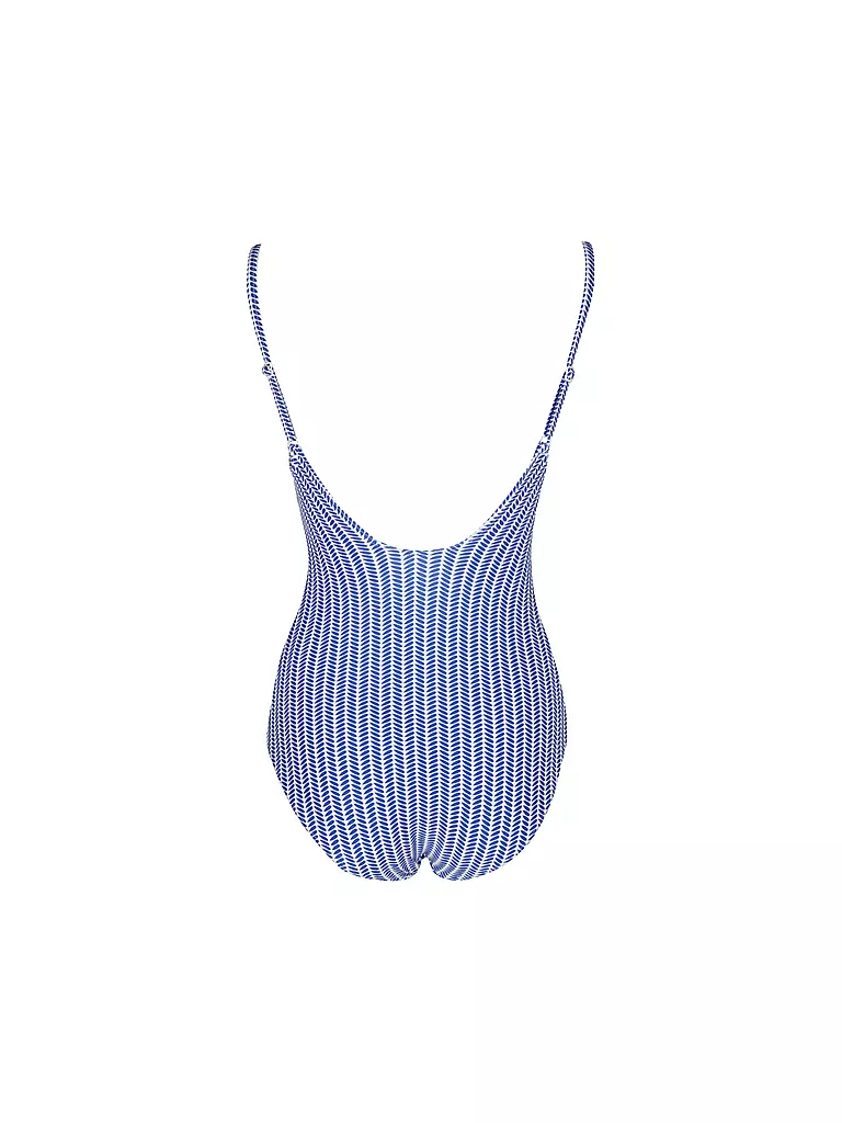 HOT STUFF |  Damen Badeanzug V-Neck | Azul