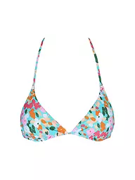 HOT STUFF |  Damen Bikinioberteil Triangel Print | Multicolor