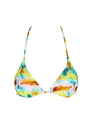 HOT STUFF |  Damen Bikinioberteil Triangel Print | Multicolor