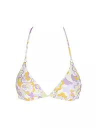 HOT STUFF |  Damen Bikinioberteil Triangel Print | Verde claro