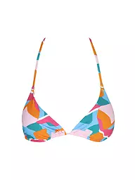 HOT STUFF |  Damen Bikinioberteil Triangel Print | Multicolor