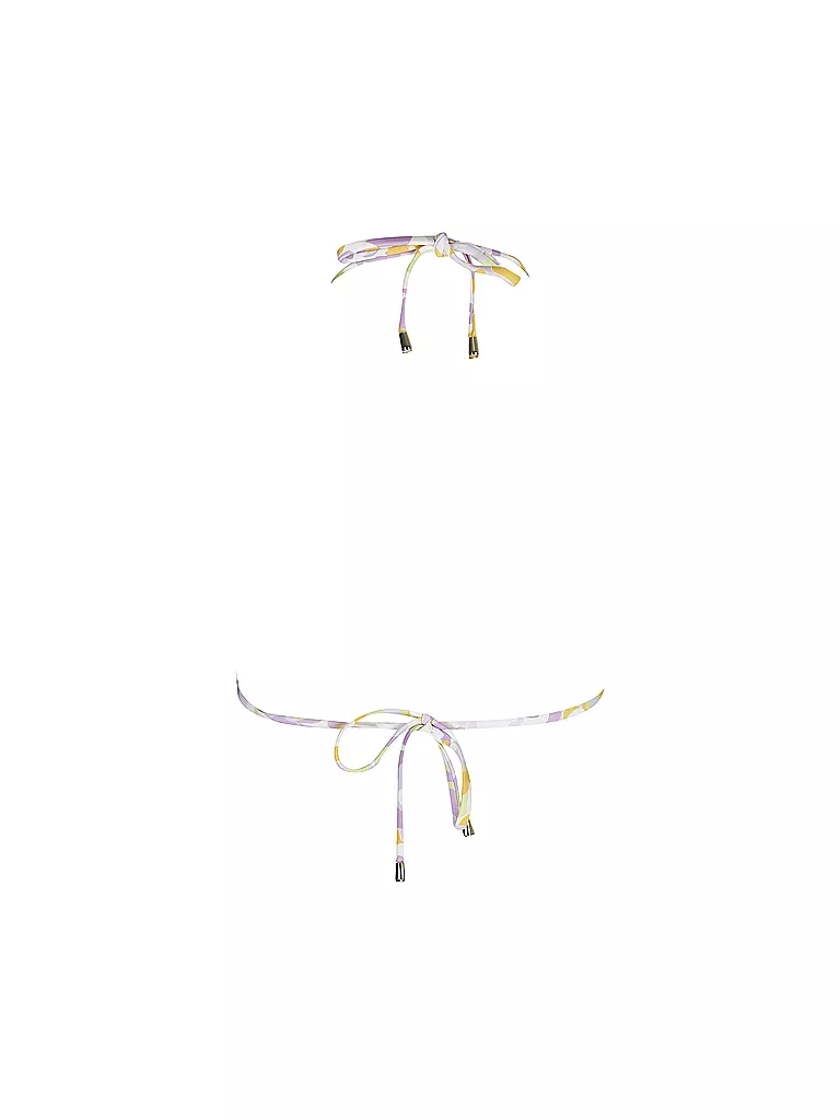 HOT STUFF |  Damen Bikinioberteil Triangel Print | Verde claro