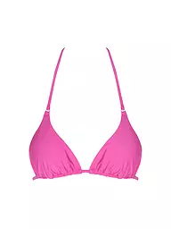 HOT STUFF |  Damen Bikinioberteil Triangel Solid  | Fucsia