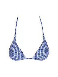HOT STUFF |  Damen Bikinioberteil Triangel Solid  | Azul