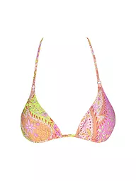 HOT STUFF |  Damen Bikinioberteil Triangel Solid  | Amarillo