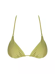 HOT STUFF |  Damen Bikinioberteil Triangel Solid  | Verde