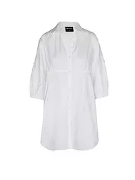 HOT STUFF |  Damen Blusenkleid Marseille  | Blanco