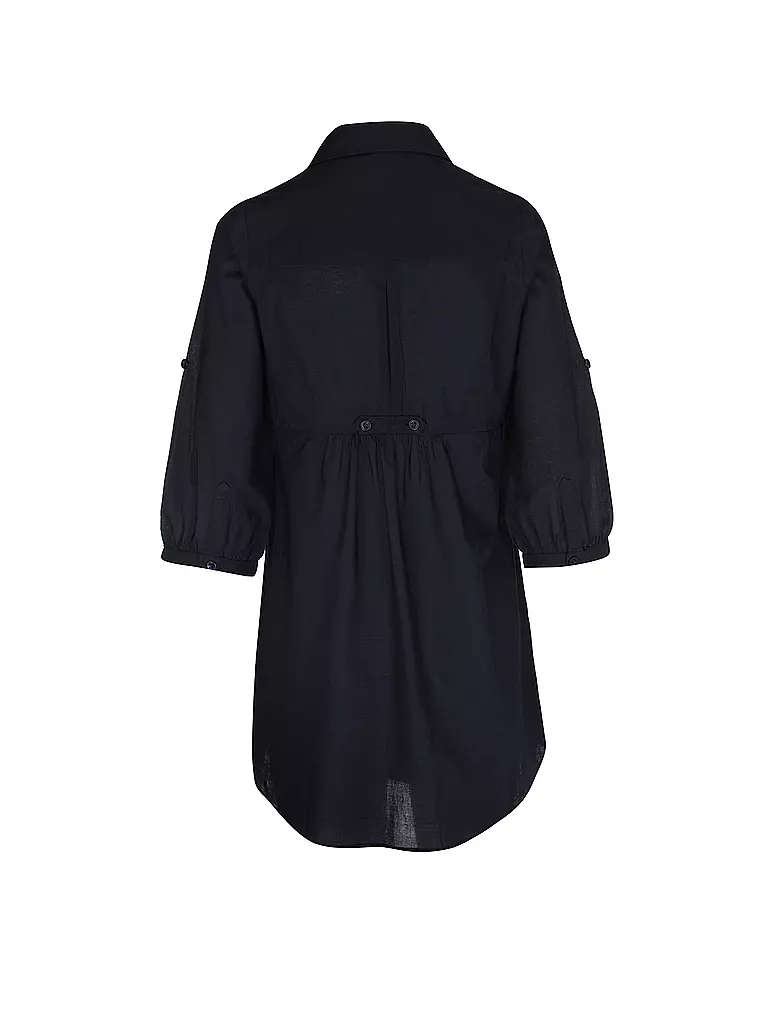 HOT STUFF |  Damen Blusenkleid Marseille  | Azul oscuro