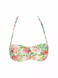 HOT STUFF | Damen Bikini Bandeau Flower Power | Multicolor