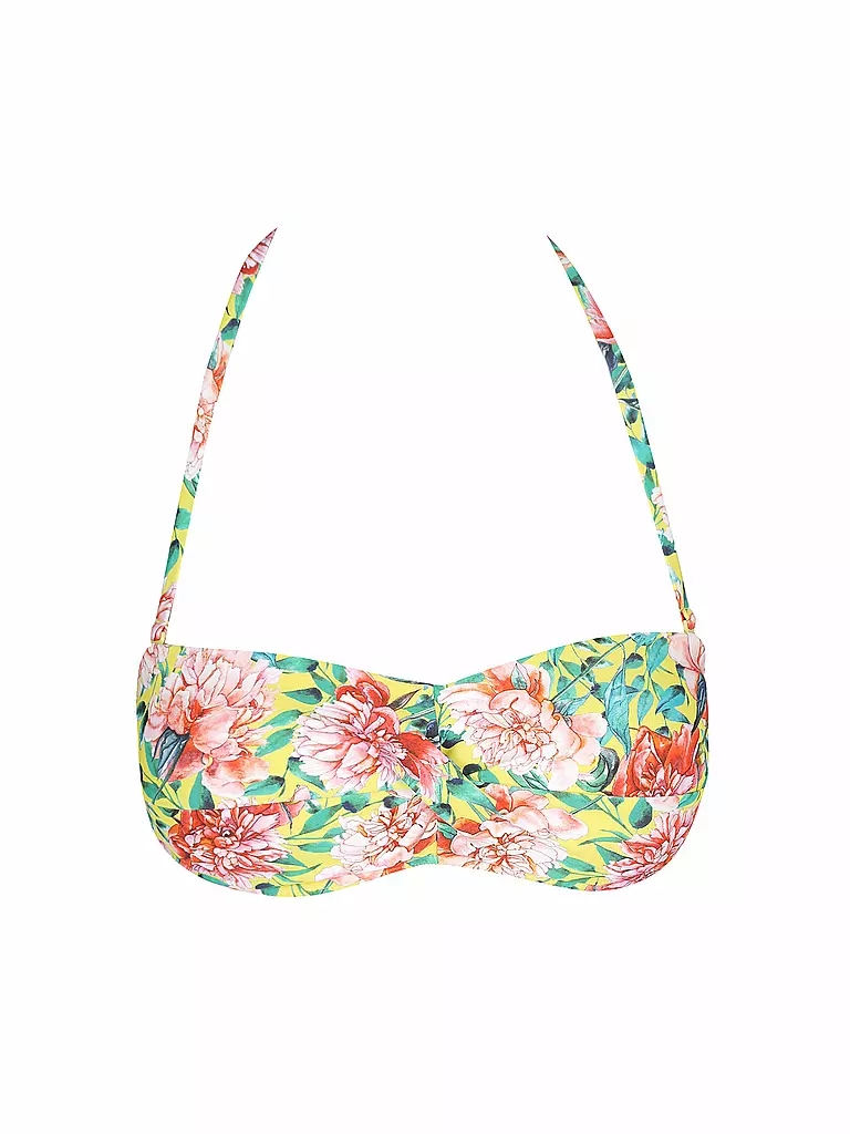 HOT STUFF | Damen Bikini Bandeau Flower Power | Multicolor