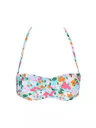 HOT STUFF | Damen Bikinioberteil Bandeau Print | Multicolor