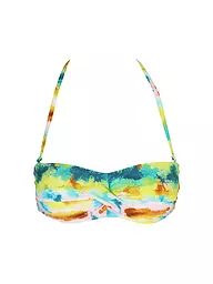 HOT STUFF | Damen Bikinioberteil Bandeau Print | Multicolor