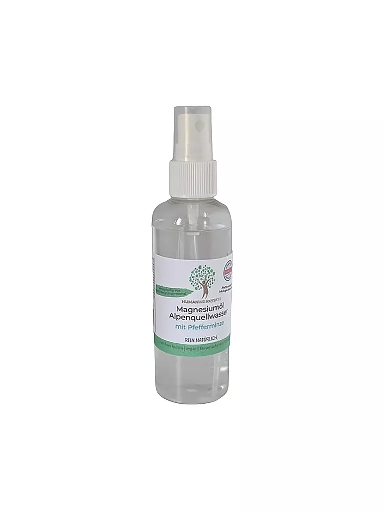 HUMANWERKSTATT | Aceite de magnesio con menta piperita | Sin color