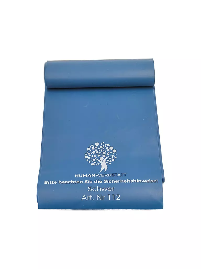 HUMANWERKSTATT | Banda de entrenamiento de látex dura | Azul