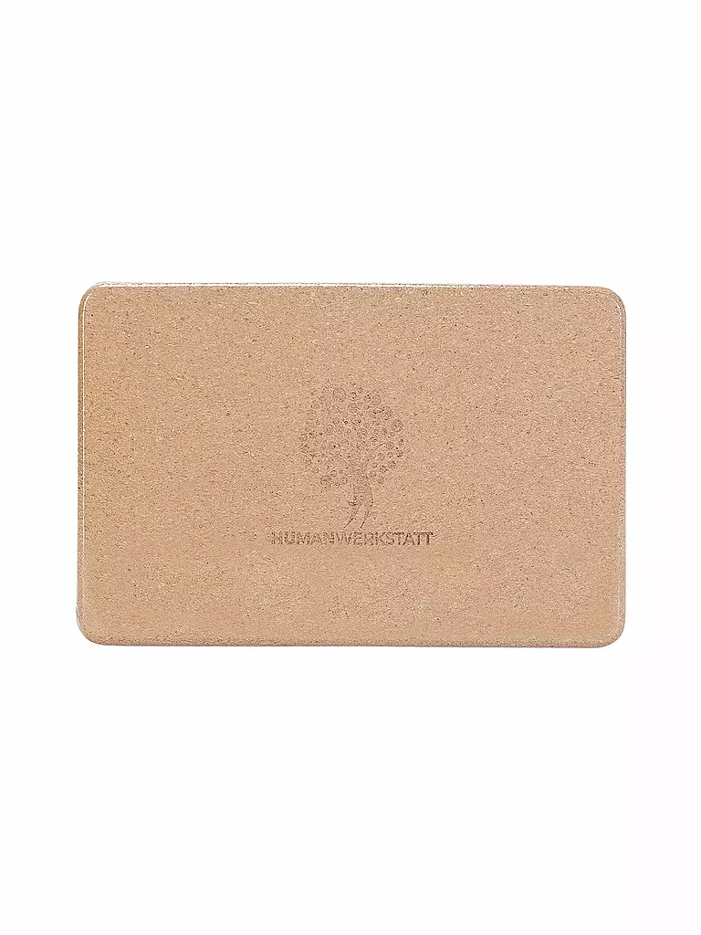 HUMANWERKSTATT | Bloque de yoga de corcho | Marrón claro