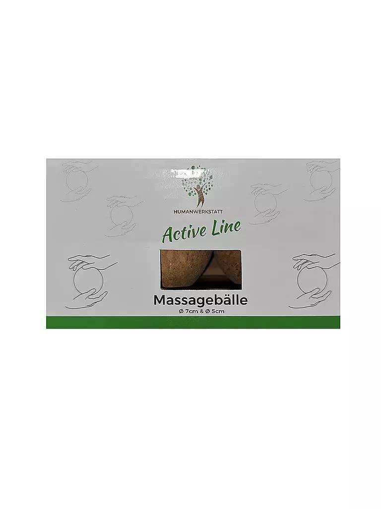 HUMANWERKSTATT | Pelota de corcho, paquete de 2 unidades. | 