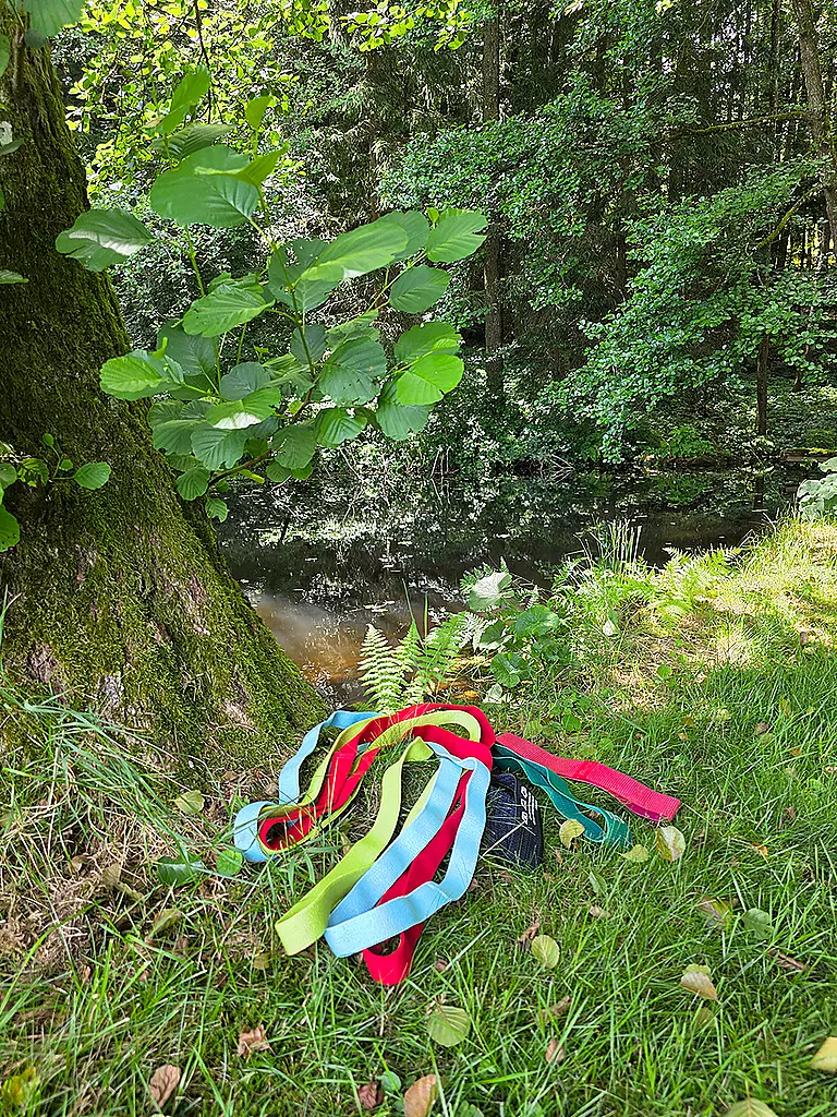 HUMANWERKSTATT | Set de 3 bandas de entrenamiento de tela | 