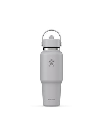 HYDRO FLASK | Botella de agua de 32 oz de boca ancha para viaje con tapa de pajita flexible