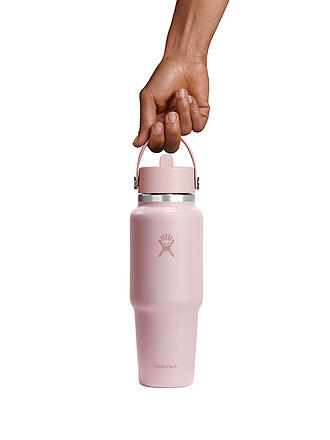 HYDRO FLASK | Botella de viaje de boca ancha de 32 oz con tapa de pajita flexible