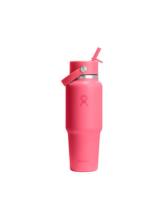 HYDRO FLASK | Botella de agua 32oz Wide Mouth Travel Bottle with Flex Straw Cap