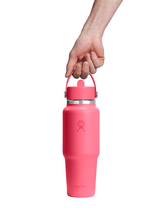 HYDRO FLASK | Botella de agua 32oz Wide Mouth Travel Bottle with Flex Straw Cap
