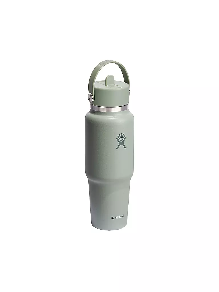 HYDRO FLASK | Botella de agua de viaje de boca ancha de 32 oz con tapa de pajita flexible | 