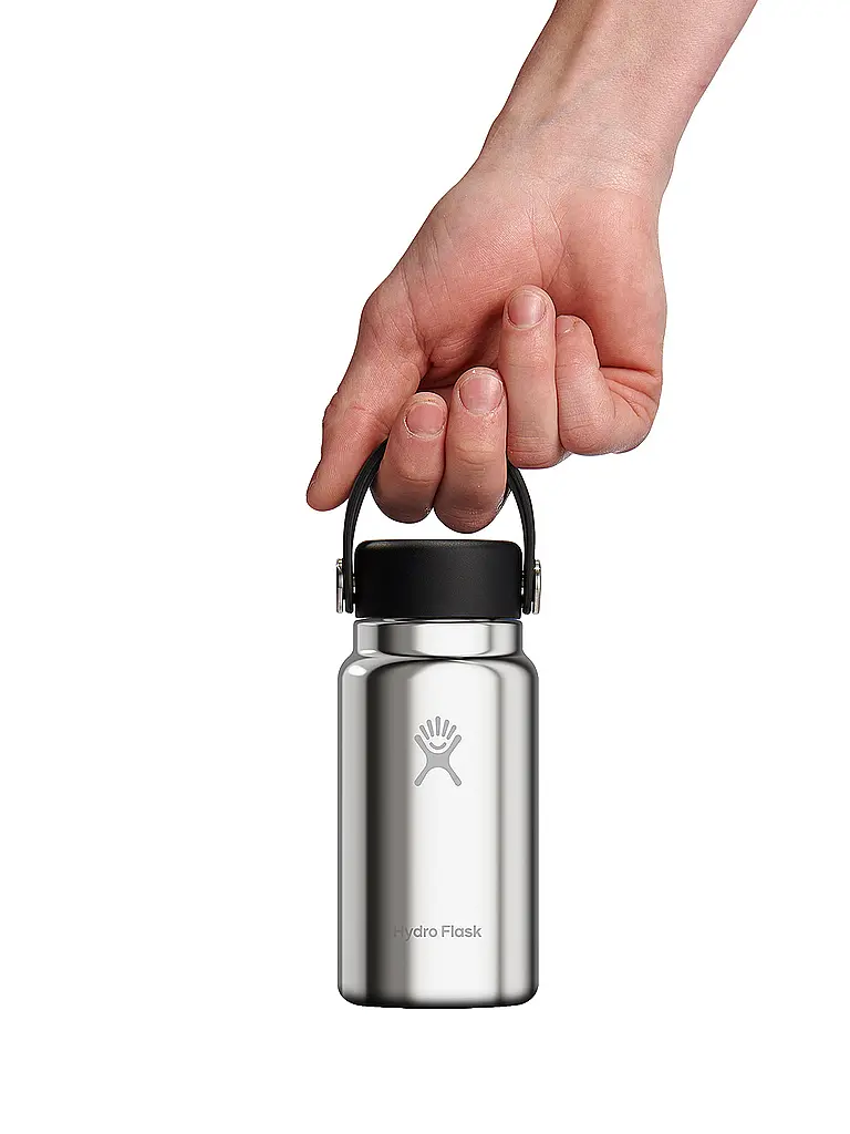 HYDRO FLASK | Botella de agua Micro Hydro Mini 200ml | Plata