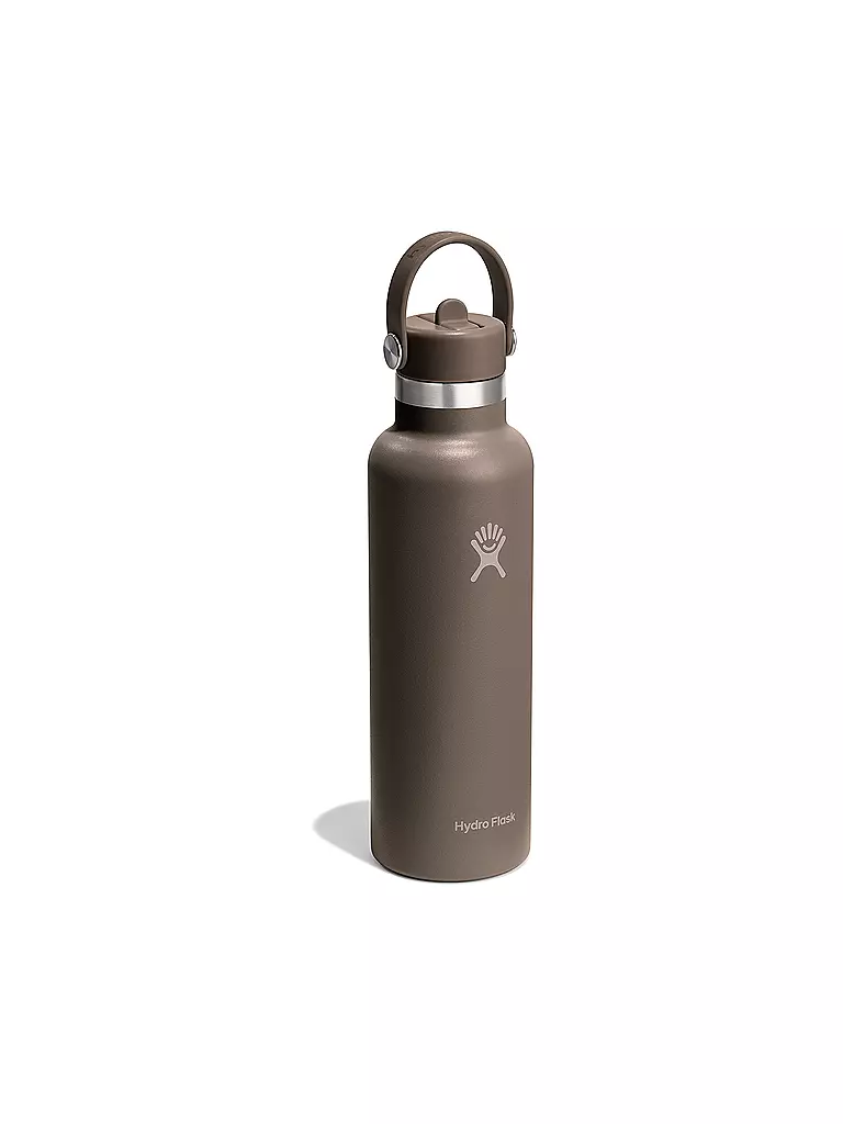 HYDRO FLASK | Botella de agua Standard Flex Straw Cap 621ml | Marrón