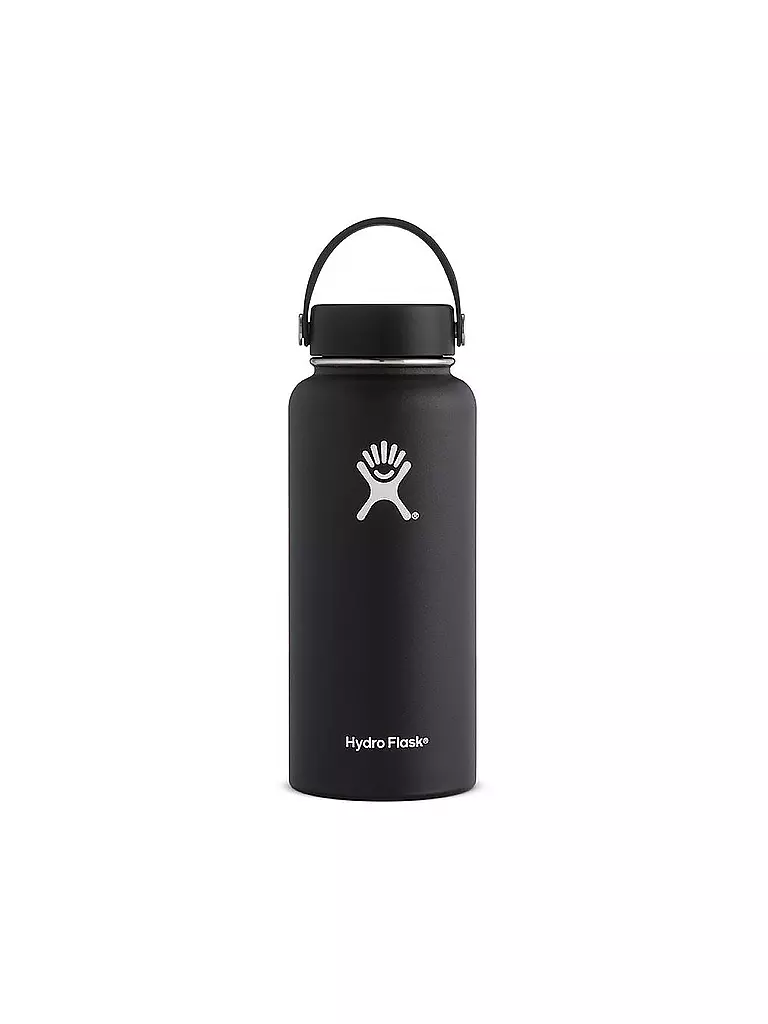 HYDRO FLASK | Botella de agua Wide Flex Cap 32 oz (946 ml) | Negro
